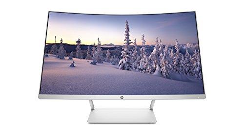 Moniteur HP 27 pouces incurvé HP27SC1 LCD WLED - Argenté