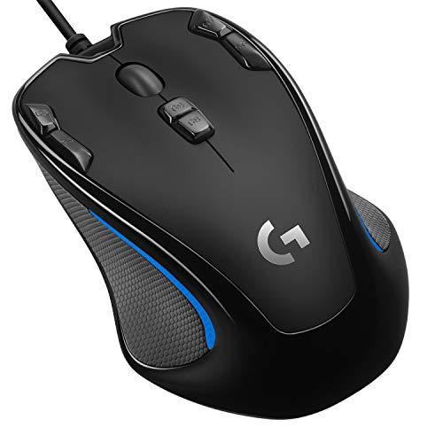 Logitech G300s Gaming Mouse Corded, 910-004346 (Cordée pour la main gauche et la main droite)