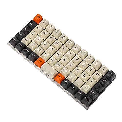 YMDK Carbon Laser-Etched Top Print OEM Keycap 1.5mm PBT für MX Switches Planck Niu40 Preonic Keyboard (Top Printed)(Nur Keycap)