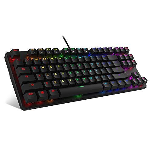 Tecware Phantom 87 Tasten Mechanische Tastatur, RGB led, Outemu Brown Switch