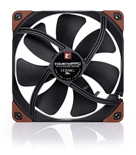 Noctua NF-A14 iPPC-3000 PWM, ventilateur de refroidissement à usage intensif, 4 broches, 3000 tr/min (140 mm, noir)