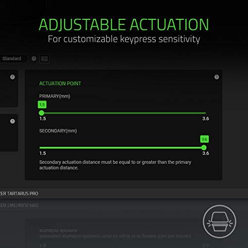 Razer Tartarus Pro Gaming Keypad: Analog-optische Tastenschalter - 32 programmierbare Tasten - anpassbare Chroma-RGB-Beleuchtung - programmierbare Makros - variable Tastendruckempfindlichkeit - klassisches Schwarz