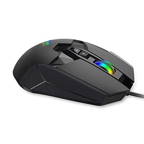 MOJO Pro Performance Silent Gaming Mouse - przewodowa mysz do gier z 9 programowalnymi przyciskami, w tym przycisk Sniper (szybkostrzelny), 12000 DPI, 1000 Hz, przyciski z regulacją siły nacisku, własne profile gracza i więcej