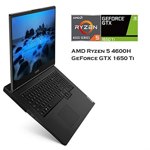 Lenovo Legion 5 Gaming Laptop, 15,6" FHD IPS Display, AMD Ryzen 5 4600H, kamera internetowa, podświetlana klawiatura, Wi-Fi 6, USB-C, HDMI, GeForce GTX 1650 Ti, Windows 10 Home, 8GB pamięci, 256GB PCIe SSD + 1TB HDD