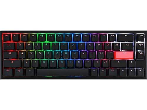 Tastiera meccanica One 2 SF RGB LED 65% Double Shot PBT (Silent RedMX, nero)