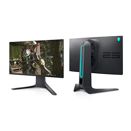 Alienware 240Hz Gaming Monitor 24,5 Zoll Full HD Monitor mit IPS Technologie, Dunkelgrau - Dark Side of the Moon - AW2521HF