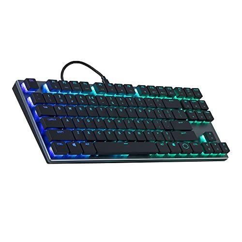 Cooler Master SK630 Clavier mécanique sans touches avec interrupteurs Cherry MX Low Profile en aluminium brossé