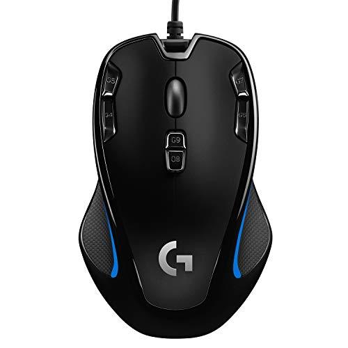 Ratón para juegos Logitech G300s con cable, 910-004346 (con cable para la mano izquierda y la derecha)