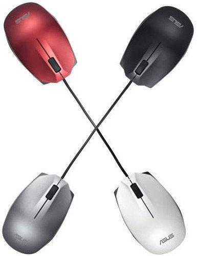 ASUS UT280 kabelgebundene optische Maus für Rechts- und Linkshänder - Schwarz