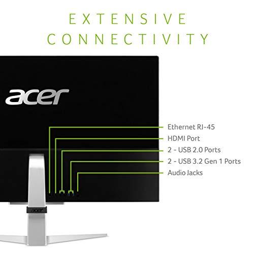 Acer Aspire C27-962-UA91 AIO Desktop, display Full HD da 27", Intel Core i5-1035G1 di decima generazione, NVIDIA GeForce MX130, 12GB DDR4, 512GB SSD, Wi-Fi 802.11ac, tastiera e mouse wireless, Windows 10 Home