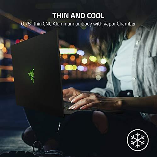 Ordinateur portable de jeu Razer Blade Pro 17 2020 : Intel Core i7-10875H 8-Core, NVIDIA GeForce RTX 2080 Super Max-Q, 17.3" FHD 300Hz, 16GB RAM, 512GB SSD, aluminium CNC, Chroma RGB, Thunderbolt 3, lecteur de carte SD