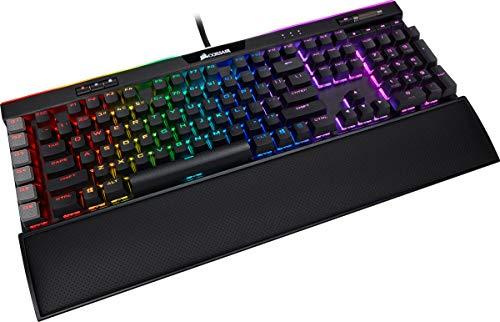 Clavier mécanique de jeu Corsair K95 RGB Platinum XT, rétroéclairé par LED RGB, Cherry MX Speed RGB Silver, noir (CH-9127414-NA)