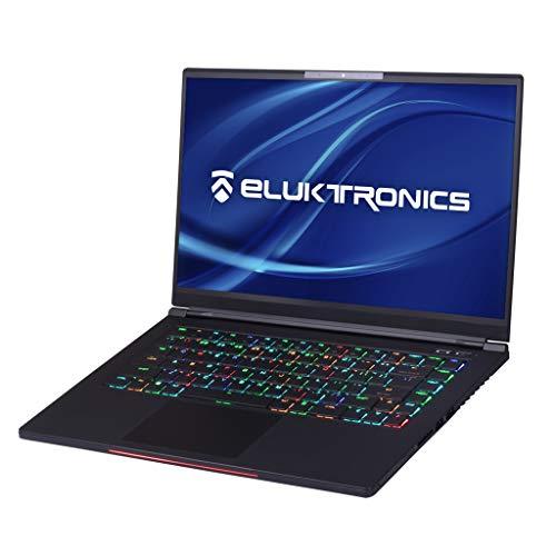 Eluktronics MAG-15 Portátil de juego delgado y ultraligero con NVIDIA GeForce GTX 1660Ti y teclado mecánico RGB - CPU Intel i7-9750H 6GB GDDR6 GPU VR Ready 15,6" 144Hz Full HD IPS 512GB NVMe SSD + 16GB RAM