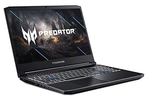 Acer Predator Helios 300 Gaming Laptop, Intel i7-10750H, NVIDIA GeForce RTX 2060 6GB, 15.6" Full HD 144Hz 3ms IPS Display, 16GB Dual-Channel DDR4, 512GB NVMe SSD, Wi-Fi 6, RGB Tastatur, PH315-53-72XD