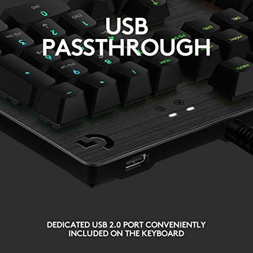 Tastiera da gioco meccanica Logitech G513 Carbon LIGHTSYNC RGB con interruttori GX Brown - Tattile