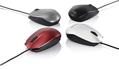 ASUS UT280 kabelgebundene optische Maus für Rechts- und Linkshänder - Schwarz