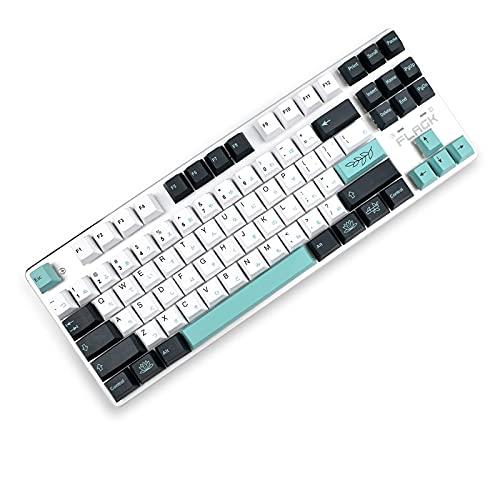 MOLGRIA Keycaps, 137 Set Plant Graphics with Japanese Font Keycaps, PBT OEM Profile Dye Sublimation Custom Keycaps with Keycap Puller for Cherry MX Switch 104/87/71/61 60 Percent Keyboard