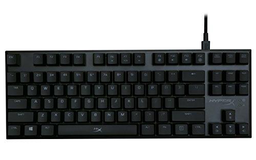 HyperX Alloy FPS Pro - Clavier de jeu mécanique sans clé - 87 touches, format ultra-compact - Clicky - Cherry MX Blue - Rétroéclairage LED rouge (HX-KB4BL1-US/WW)
