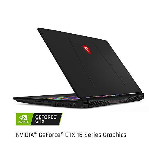 MSI GL75 Leopard Gaming Laptop: 17.3" 144Hz Display, Intel Core i7-10750H, NVIDIA GeForce GTX 1660 Ti, 16GB RAM, 512GB NVMe SSD, Win10, Schwarz (10SDK-651)