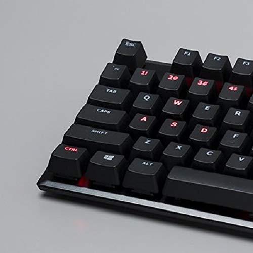 HyperX Alloy FPS Pro - Clavier de jeu mécanique sans clé - 87 touches, format ultra-compact - Clicky - Cherry MX Blue - Rétroéclairage LED rouge (HX-KB4BL1-US/WW)