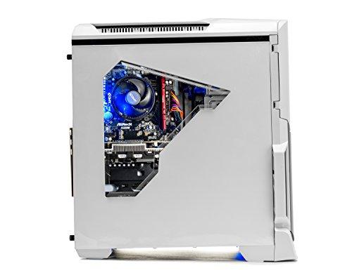 [SkyTech Archangel Gaming Computer Desktop PC Ryzen 1200 3.1GHz Quad-Core, GTX 1050 Ti 4GB, 8GB DDR4 2400, 1TB HDD, 24X DVD, Wi-Fi USB, Windows 10 Home 64-bit