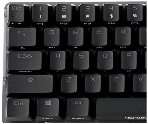ASUS ROG Falchion Wireless 65% Tastiera Meccanica da Gioco | 68 Tasti, Aura Sync RGB, Durata della Batteria Estesa, Pannello Touch Interattivo, Keycaps PBT, Interruttori Cherry MX Red, Custodia Copritastiera