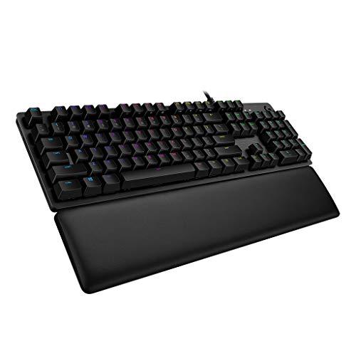 Logitech G513 Carbon LIGHTSYNC RGB Clavier de jeu mécanique avec interrupteurs GX Brown - Tactile