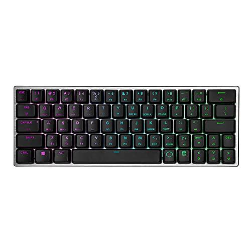 Cooler Master Sk-621-Gklr1-US Teclado mecánico SK621 60% con interruptores Cherry MX de perfil bajo y diseño de aluminio cepillado