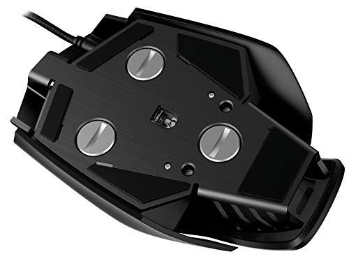 Corsair M65 PRO RGB Optical FPS Gaming Mouse (capteur optique 12000 DPI, poids réglables, 8 boutons programmables, rétroéclairage multi-couleurs RVB 3 zones, compatible Xbox One) - Noir