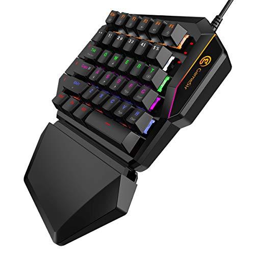 Gaming-Tastatur und -Maus für PS4/Xbox One/Xbox Series X/S/Nintendo Switch/PC, GameSir VX2 AimSwitch Wireless Keyboard and Mouse Adapter mit RGB Hintergrundbeleuchtung, Controller-Adapter für Computer und Konsolen