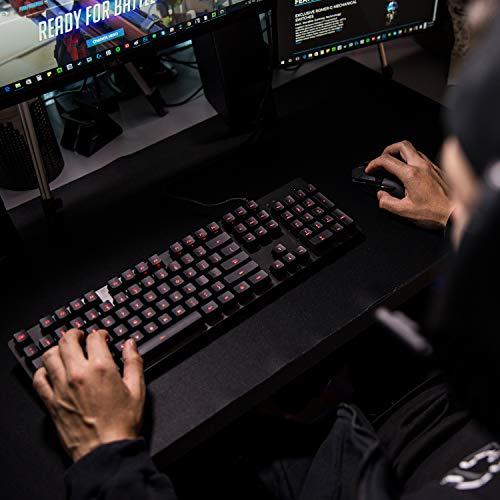Tastiera da gioco meccanica retroilluminata Logitech G413 con USB Passthrough - Carbonio