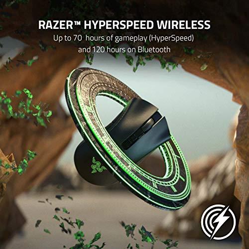 Bezprzewodowa mysz Razer DeathAdder V2 Pro: czujnik optyczny 20K DPI - 3 razy szybszy niż mechaniczny przełącznik optyczny - podświetlenie Chroma RGB - żywotność baterii 70 godzin - 8 programowalnych przycisków - klasyczna czerń