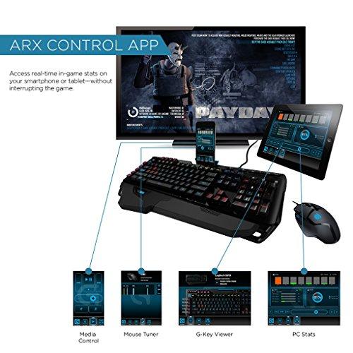 Tastiera da gioco meccanica Logitech G910 Orion Spark RGB - 9 pulsanti programmabili, controlli multimediali dedicati