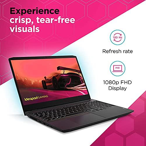 Lenovo IdeaPad Gaming 3 15 Laptop, 15,6" FHD Display, AMD Ryzen 5 5600H, NVIDIA GeForce GTX 1650, 8GB RAM, 256GB Speicher, Windows 10H