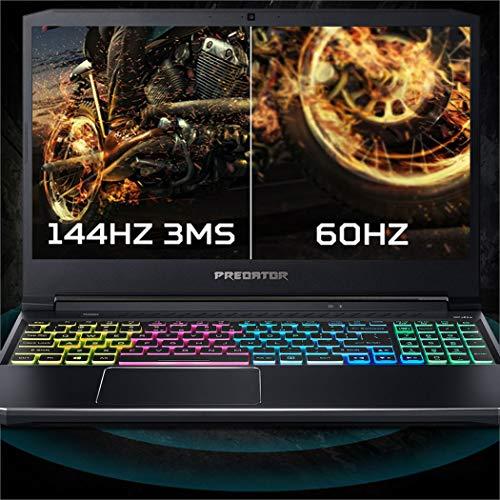 Portátil para juegos Acer Predator Helios 300, Intel i7-10750H, NVIDIA GeForce RTX 2060 6GB, pantalla IPS de 15,6" Full HD 144Hz 3ms, 16GB DDR4 de doble canal, 512GB SSD NVMe, Wi-Fi 6, teclado RGB, PH315-53-72XD