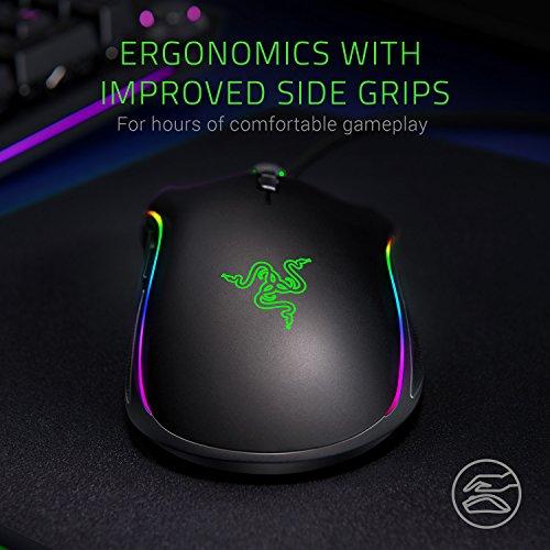 Razer Mamba Elite Wired Gaming Mouse: 16.000 DPI Optischer Sensor - Chroma RGB Beleuchtung - 9 programmierbare Tasten - Mechanische Schalter