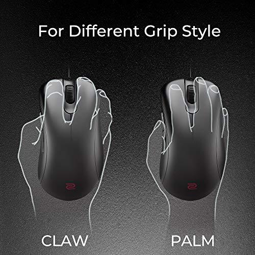 BenQ Zowie EC1 Ergonomiczna mysz do gier sportowych | Profesjonalna wydajność | Bez sterownika | FPS Matowa czerń | Powłoka antypoślizgowa | Duży rozmiar