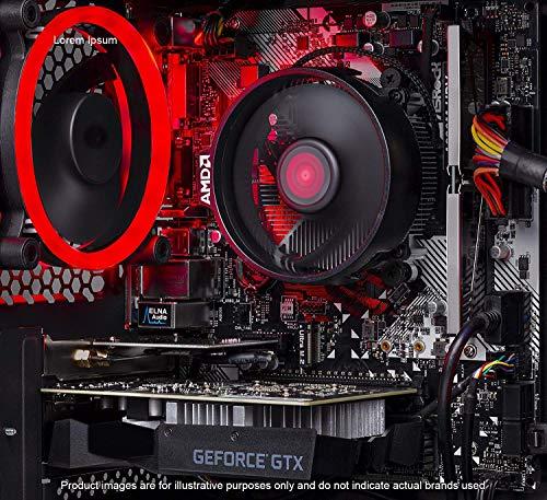 SkyTech Blaze II Gaming Computer Desktop - Ryzen 5 2600 6-Core 3.4 GHz, NVIDIA GeForce GTX 1650 4G, 500G SSD, 8GB DDR4, RGB, AC WiFi, Windows 10 Home 64-bit