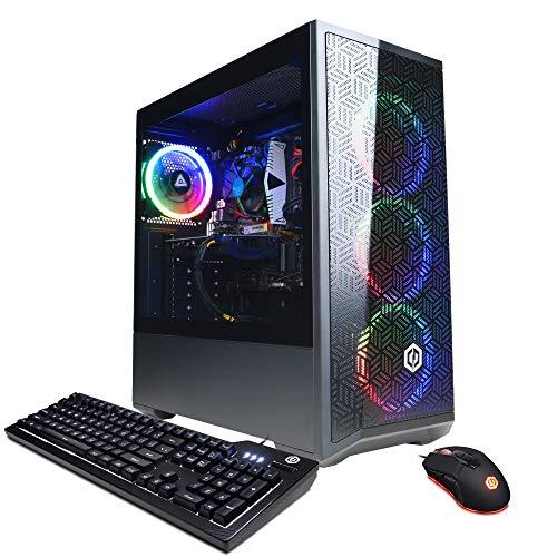CyberpowerPC Gamer Xtreme VR Gaming PC, Intel i5-10400F 2.9GHz, GeForce GTX 1660 Super 6GB, 8GB DDR4, 500GB NVMe SSD, Wi-Fi Ready e Windows 10 Home (GXiVR8060A10)