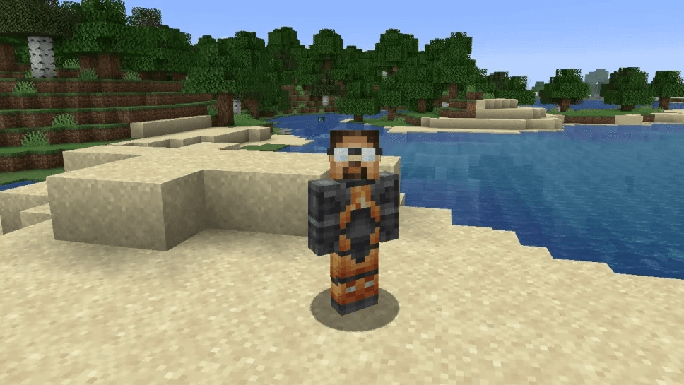 Minecraft skin Gordon Freeman