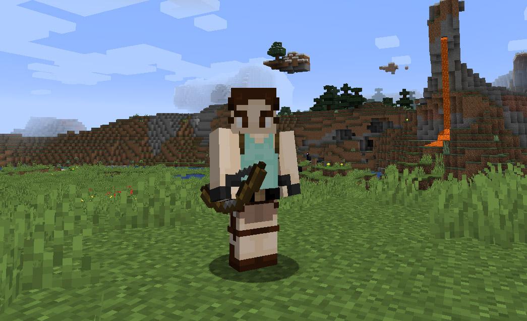 Minecraft skin Lara Croft