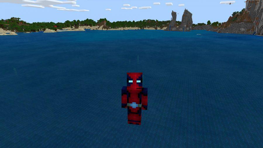 Ein Deadpool Skin in Minecraft