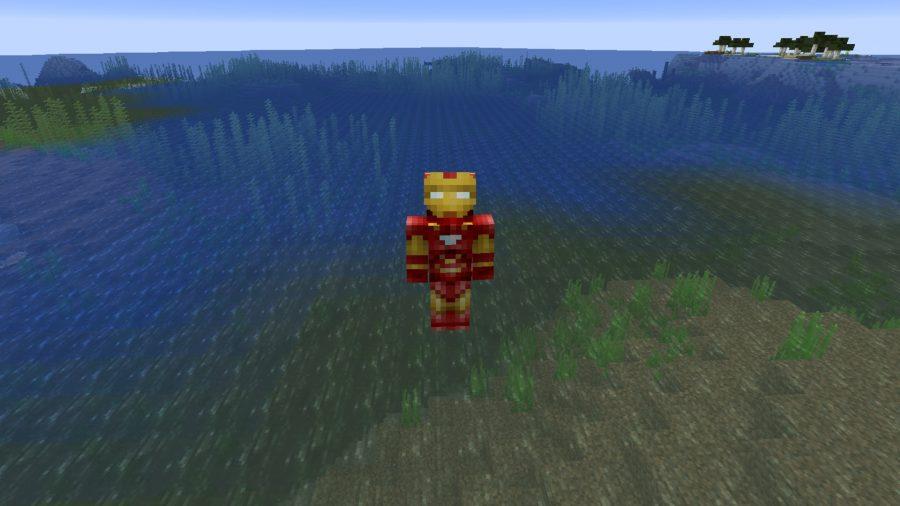 Minecraft skiny Iron Man