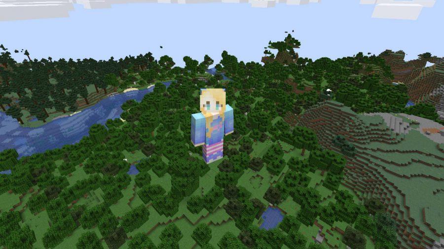 Minecraft skin Bright Girl