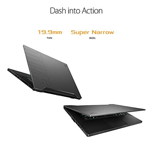 ASUS TUF Dash 15 (2021) Ultra Slim Gaming Laptop, 15,6" 144Hz FHD, GeForce RTX 3050 Ti, Intel Core i7-11370H, 8GB DDR4, 512GB PCIe NVMe SSD, Wi-Fi 6, Windows 10, Farbe Eclipse Grey, TUF516PE-AB73