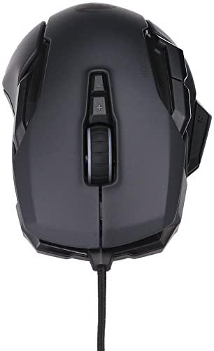 ROCCAT Kone AIMO PC Gaming Mouse, Optique, RGB Backlit Lighting, 23 touches programmables, Mémoire embarquée, Palm Grip, Owl Eye Sensor, Ergonomique, Illumination LED, Ajustable de 100 à 16,000 DPI, Noir