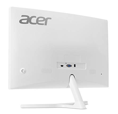 Monitor Acer para juegos ED242QR curvo de 23,6" con tecnología AMD FREESYNC de 1920 x 1080 y 75 Hz de frecuencia de refresco (puertos HDMI y VGA)