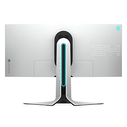 Alienware 120Hz UltraWide Gaming Monitor 34 Zoll Curved Monitor mit WQHD (3440 x 1440) Anti-Glare Display, 2ms Reaktionszeit, Nvidia G-Sync, Lunar Light - AW3420DW