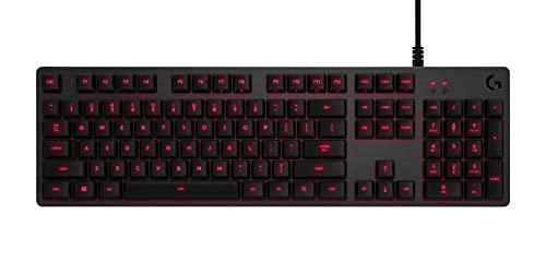 Logitech G413 Backlit Mechanical Gaming Keyboard mit USB Passthrough - Carbon