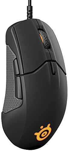 SteelSeries Sensei 310 Gaming Mouse - Sensor óptico TrueMove3 de 12.000 CPI - Diseño ambidiestro - Botones de activación divididos - Iluminación RGB, Negro